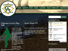 Tablet Screenshot of carlislearealittleleague.com